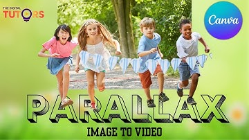 Convert your 2D Image into 3D Parallax Video | Canva Animations and Videos