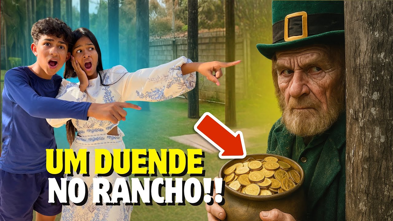 TEM UM DUENDE NO RANCHO!! * será que pegamos ele ? feat: Duda e Felipe 
