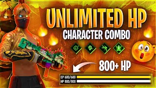 Unlimited Hp Character Combo For CS RANK & BR RANK | Character Combination For Clash Squad