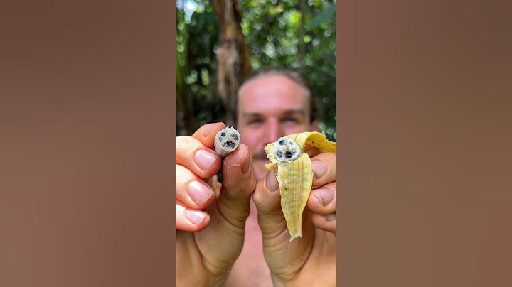 A Real Banana Looks Like This