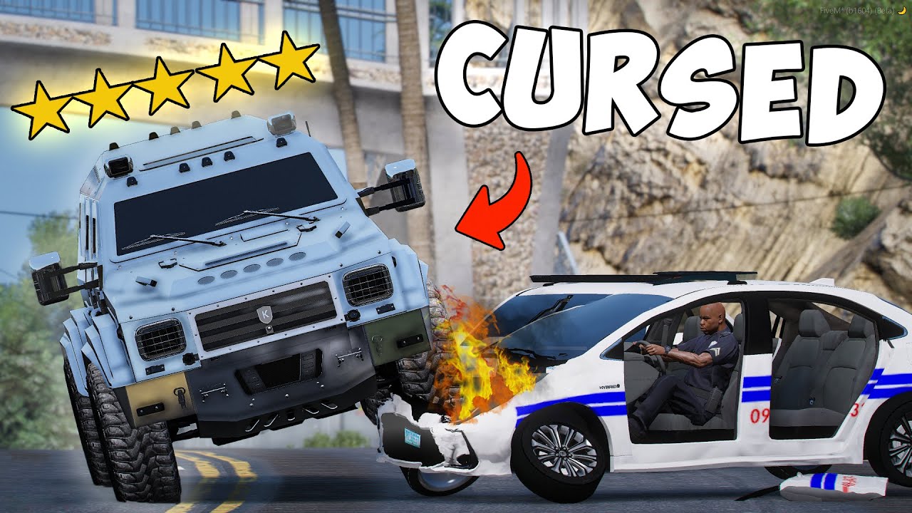 SUPER ARMORED CAR vs PULIS CAR CHASE sa GTA 5!