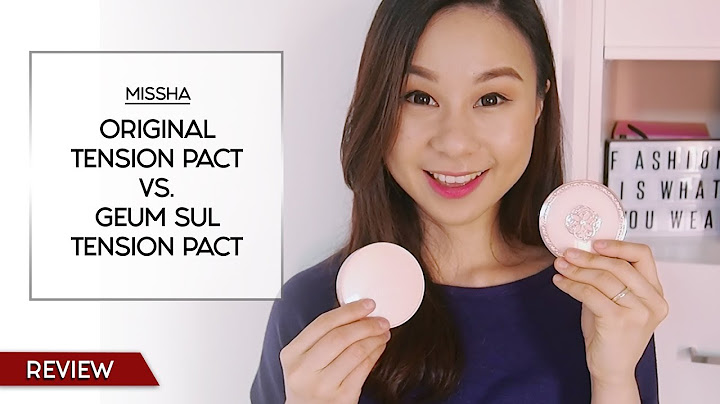 Missha geumsul tension pact review swatches
