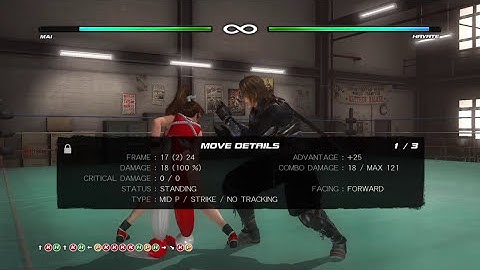 DOA5LR Advanced Tech: Mai Unholdable/Pseudo safe wall tech