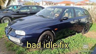 Solving a very Bad Idle on this Alfa Romeo 156 Twin Spark. Troubleshooting, problems and solutions!