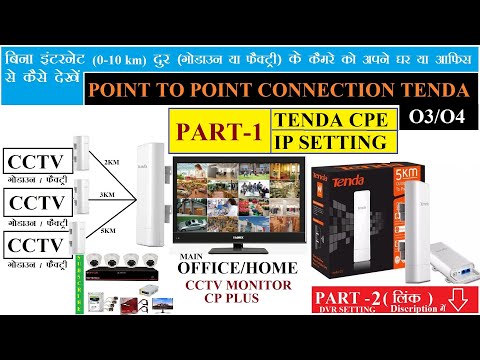 TENDA POINT TO POINT CONNECTION CPE (0-10KM) PART 1 (TENDA IP SETTING)