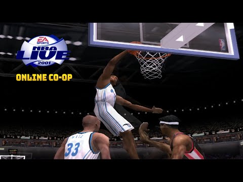 NBA Live 2001 Online Co-Op - Magic (Nate Stacho and Dee4Three) vs Heat (CPU) - Superstar difficulty