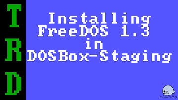Installing FreeDOS1.3 in DOSBox