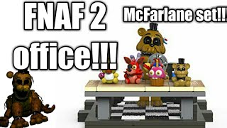 FnaF McFarlane Toys TOP SECRET Prototypes REVEALED! Freddy and the Show Stage & The office