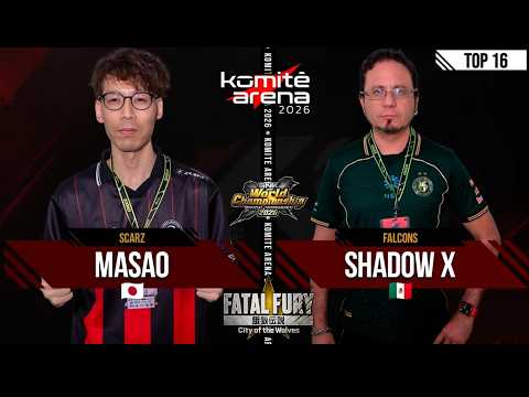 A mente por trás do Mr. Big: Masao usa mind games para enganar Shadow X | Fatal Fury Komite TOP 16