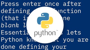 Syntax error when defining a function on the Python command line