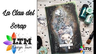 Libro alterado MIXMEDIA con productos Cadence y Dusty Attic//Scrap//DIY