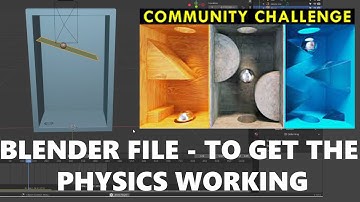 Community Render Challenge | Dynamic Machines - Blender Physics Start Up