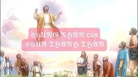 CHỨNG NHÂN CỦA CHÚA THÁNH THẦN | Suy Niệm Tin Mừng Chúa Nhật VII Mùa Phục Sinh - Năm B