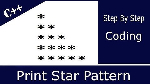 How to Print Half pyramid in C++ Programming || Easy Coding