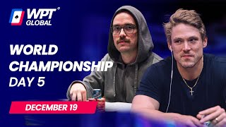 🔴 $40,000,000 WPT World Championship - Day 5 (with Mustache Mark and Alex Foxen)