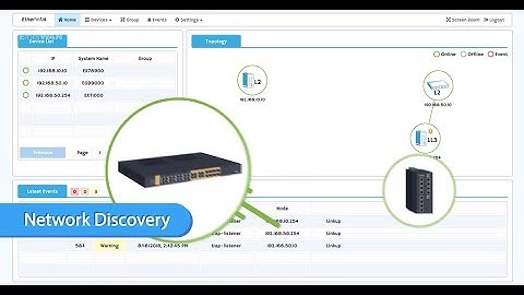 EtherWAN - eVue Network Configuration and Monitoring Tool