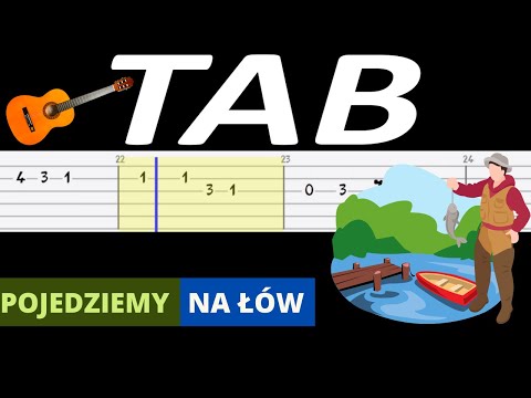 🎸 Pojedziemy na łów - melodia TAB (gitara) 🎵 TABY I NUTY W OPISIE 🎼