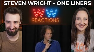 IS HE AN ALIEN?┃Steven Wright - One Liners (Complete Works 1/5)┃REACTION Wealth