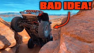 WE DAMAGE OUR JEEP IN UTAH! Taking buggy lines in Sand Hollow.
