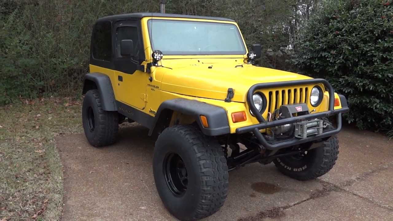 Lifted 2000 Jeep Wrangler TJ Sport Update - YouTube