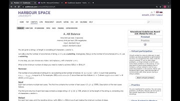 1606A-AB Balance||Educational Codeforces Round 116 (Rated for Div. 2)||String||Constructive Algo.