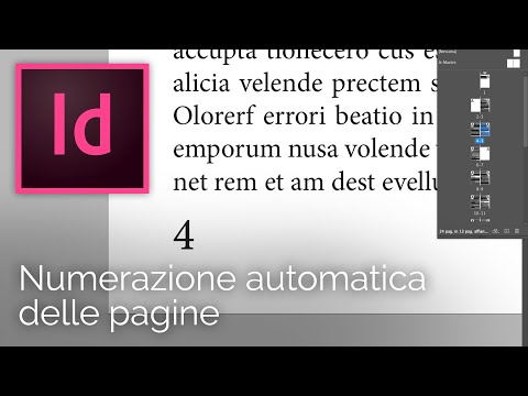 Adobe InDesign numerazione pagine: tutorial