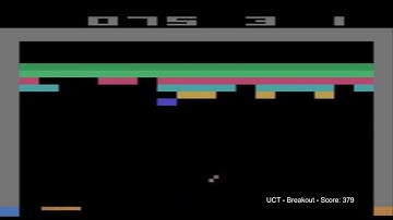Machine Learning | Gradient-Descent Sarsa vs UCT in Breakout and Pong
