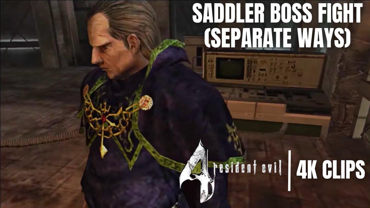 resident evil 4 separate ways how to defeat saddler