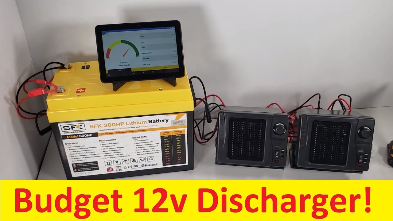 Budget 12v Discharger for Lithium Battery Capacity Tests (No inverter