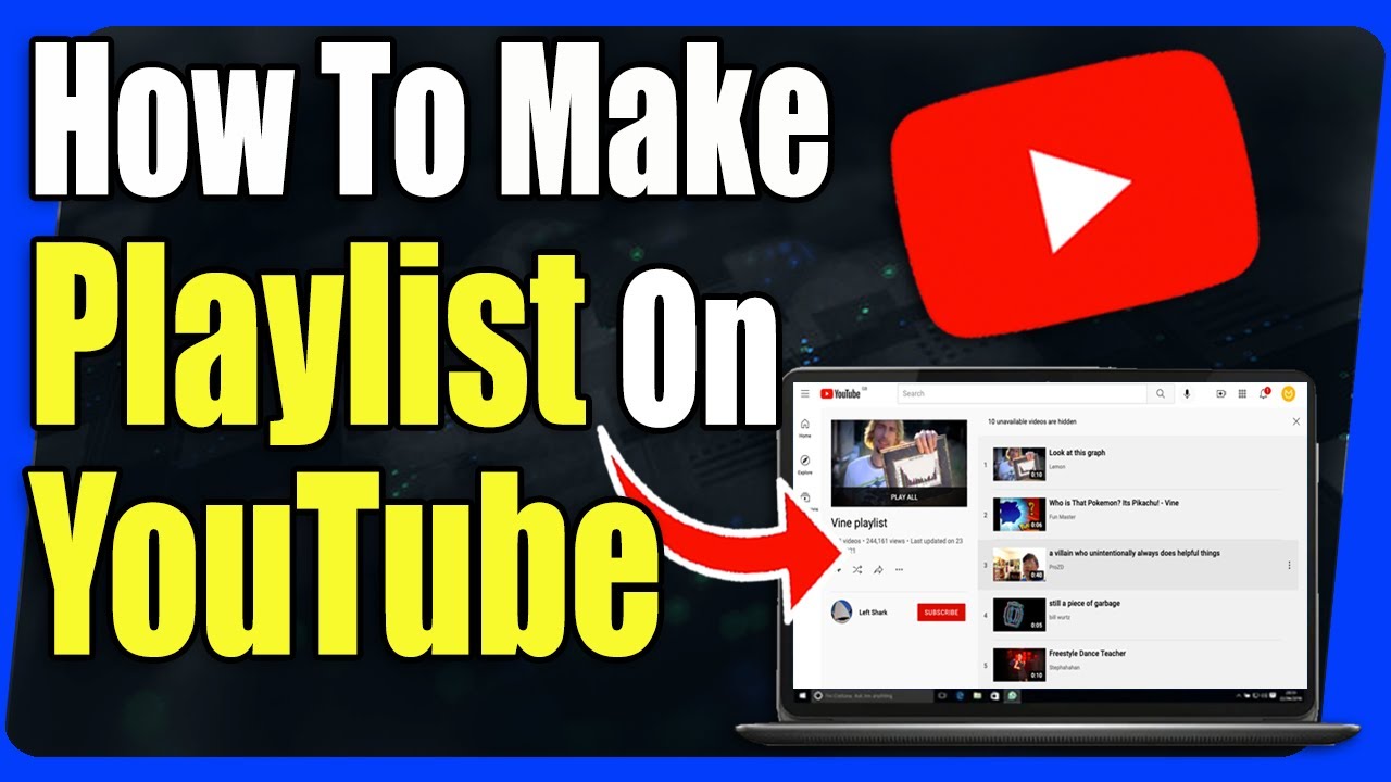 How To Make Playlist On Youtube - Full Guide - YouTube