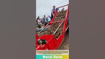 Modern Agricultural Harvester Automation: Multi-Purpose Harvester for Potatoes and Onions in Action