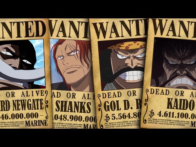 Rocks D Xebec Wanted Poster  One piece bounties, One piece photos