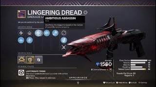 Lingering Dread New GL Better than headstone??