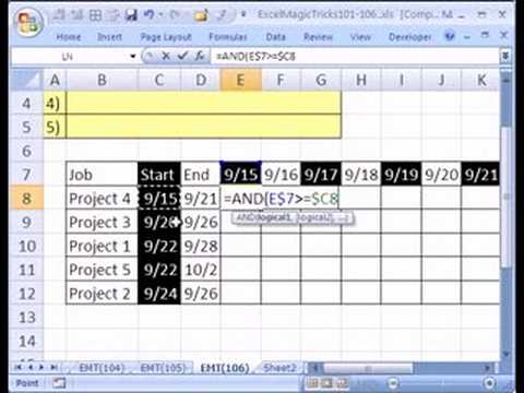 Roster Chart Excel