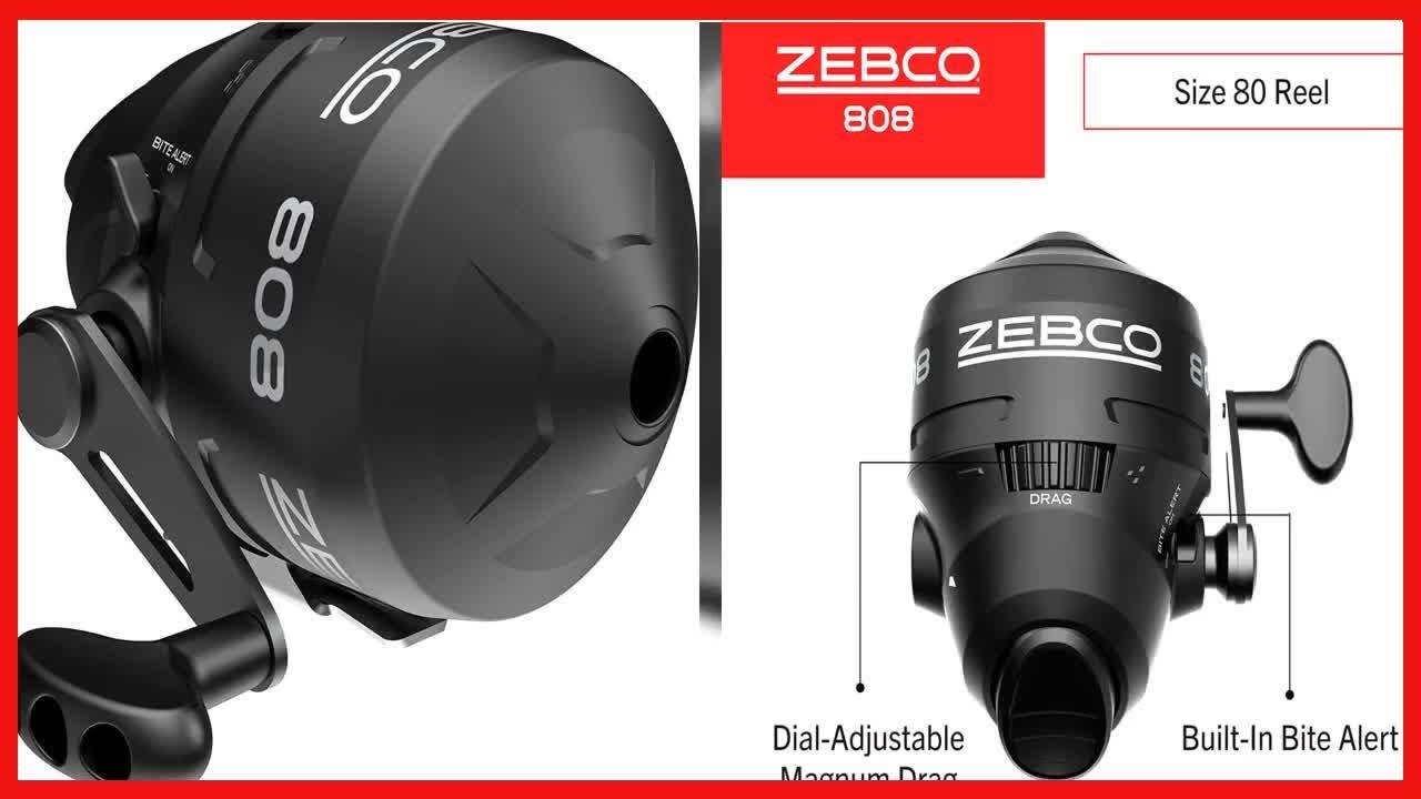 Great product - Zebco 808 Spincast Fishing Reel, Powerful All-Metal Gears,  Quickset Anti-Reverse an 