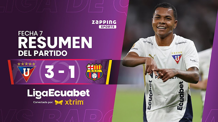Liga de Quito 3 - 1 Barcelona SC / Fecha 7 / LigaPro Ecuabet conectada por Xtrim