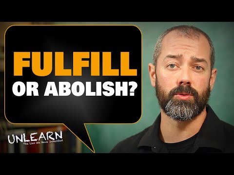 What does Christ fulfilled the law mean? | UNLEARN the lies