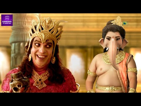 लोभासुर ने दी गणेश जी को कोनसी चुनौती ? | Vignaharta Ganesh Ep 514 | Ganesha Tc Show 2025