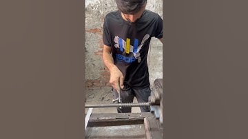 Spring making on lathe machine #shorts