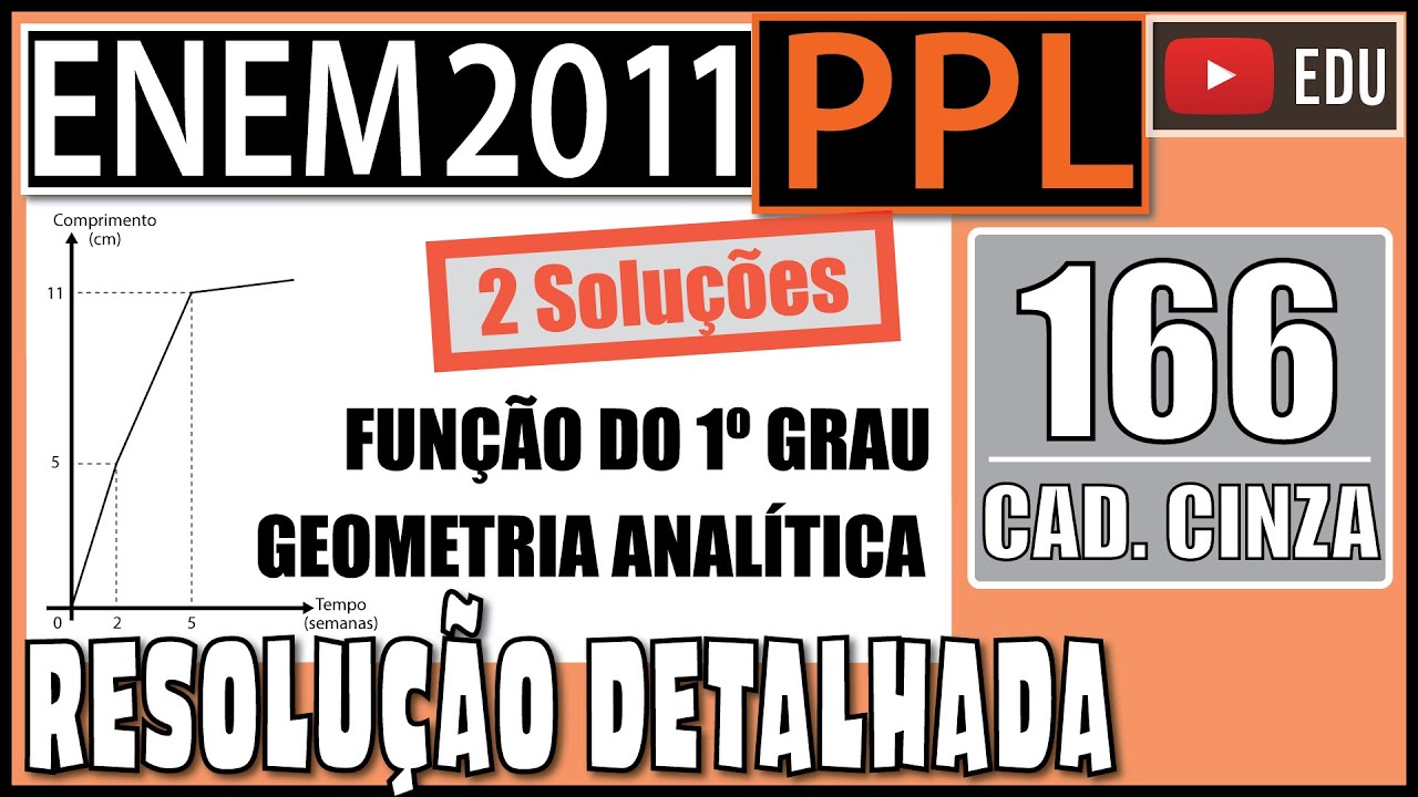 [ENEM 2011 PPL] 166 📓 GEOMETRIA ANALÍTICA Um administrador de um campo de futebol deseja recobri-lo