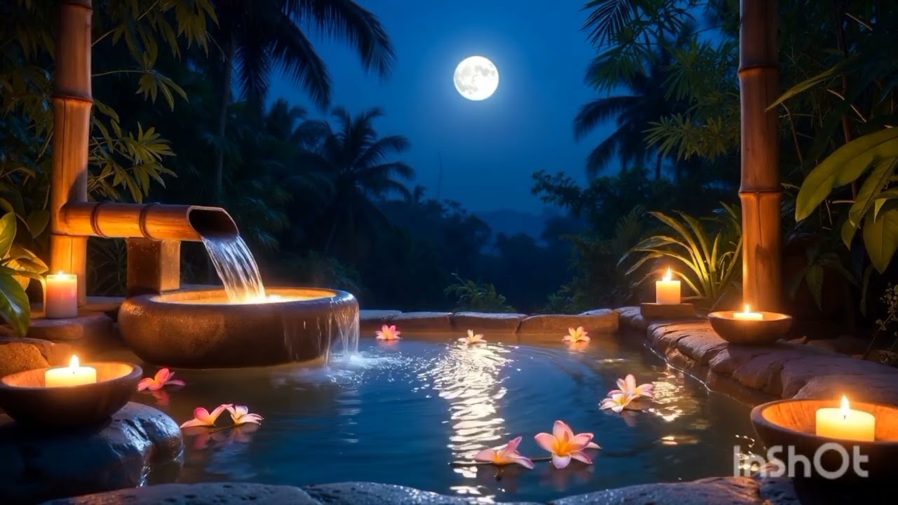 Relaxing Sounds for Deep Sleep, Stress Relief & Anxiety Reduction Fall Asleep Fast with Waterfall