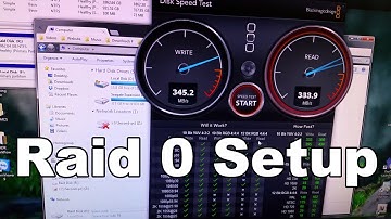 Setup 2TB Raid 0 Array for Recording!