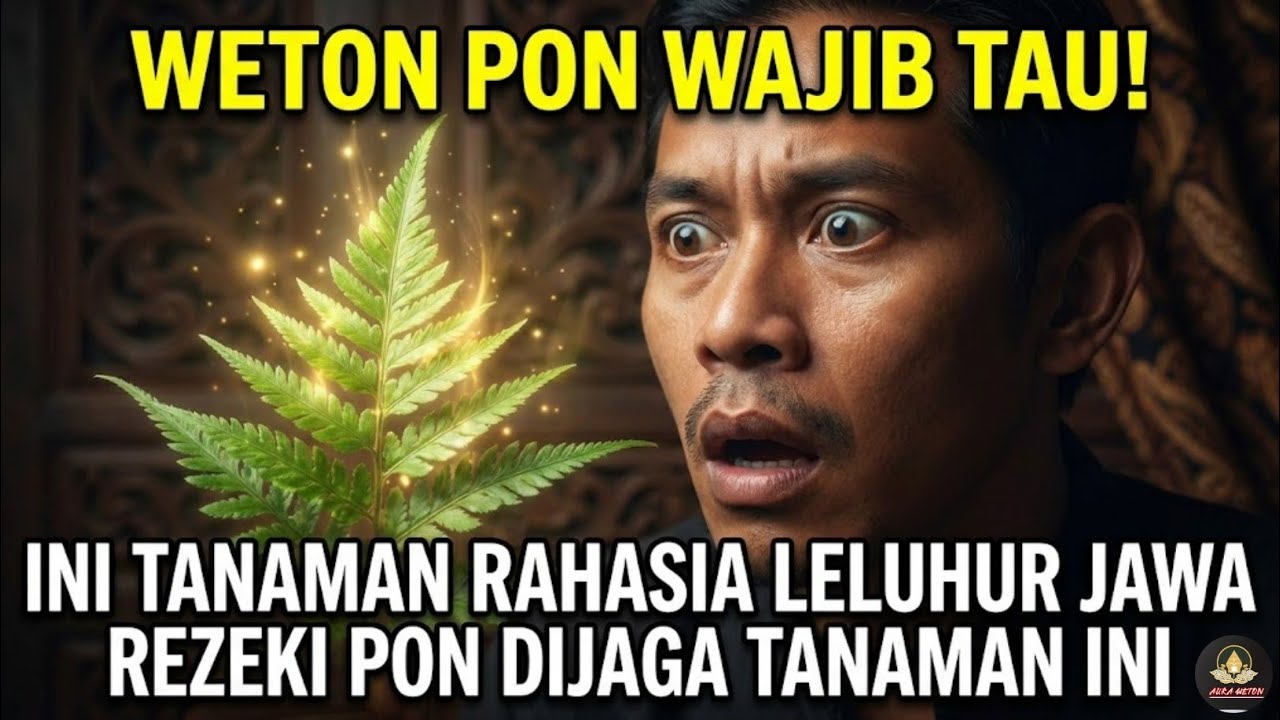 Inilah 10 Tanaman Pembuka Rezeki WETON PON || Nomor Terakhir Paling Sakral Menurut Leluhur Jawa 