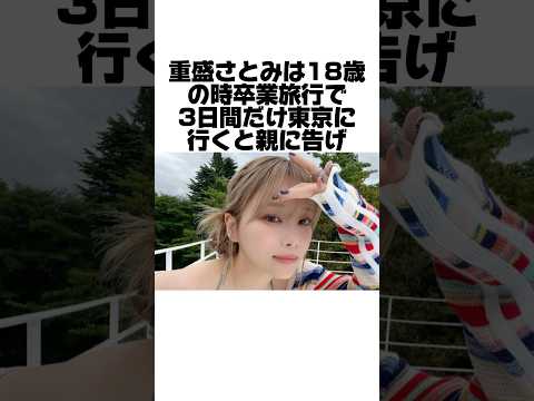 重盛さとみの人生を変えた18歳