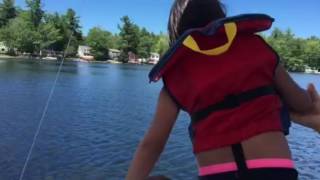 Mergulho Das Meninas No Lago Nh