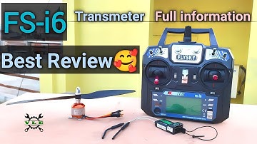 Flysky FS-i6 Transmitter & Receiver Best Review ! 😍 #fs-i6transmitterreview #fs-i6 #diyprojects