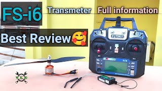 Flysky FS-i6 Transmitter & Receiver Best Review ! 😍 #fs-i6transmitterreview #fs-i6