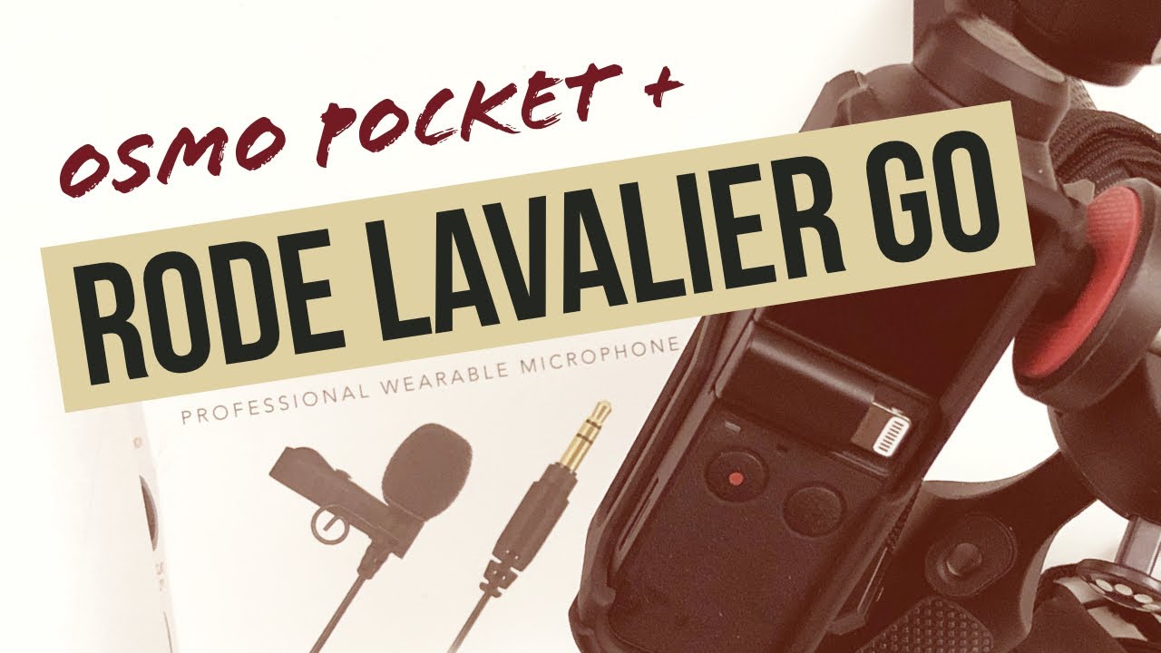 Lavalier Mic f DJI Osmo Pocket