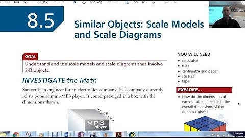FM 20 8.5 Similar Objects, Scale Models and Scale Diagrams