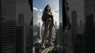 POV: A 500ft Colossal Giantess Steps Through The City... 😳 Giantess Megalophobia Scale